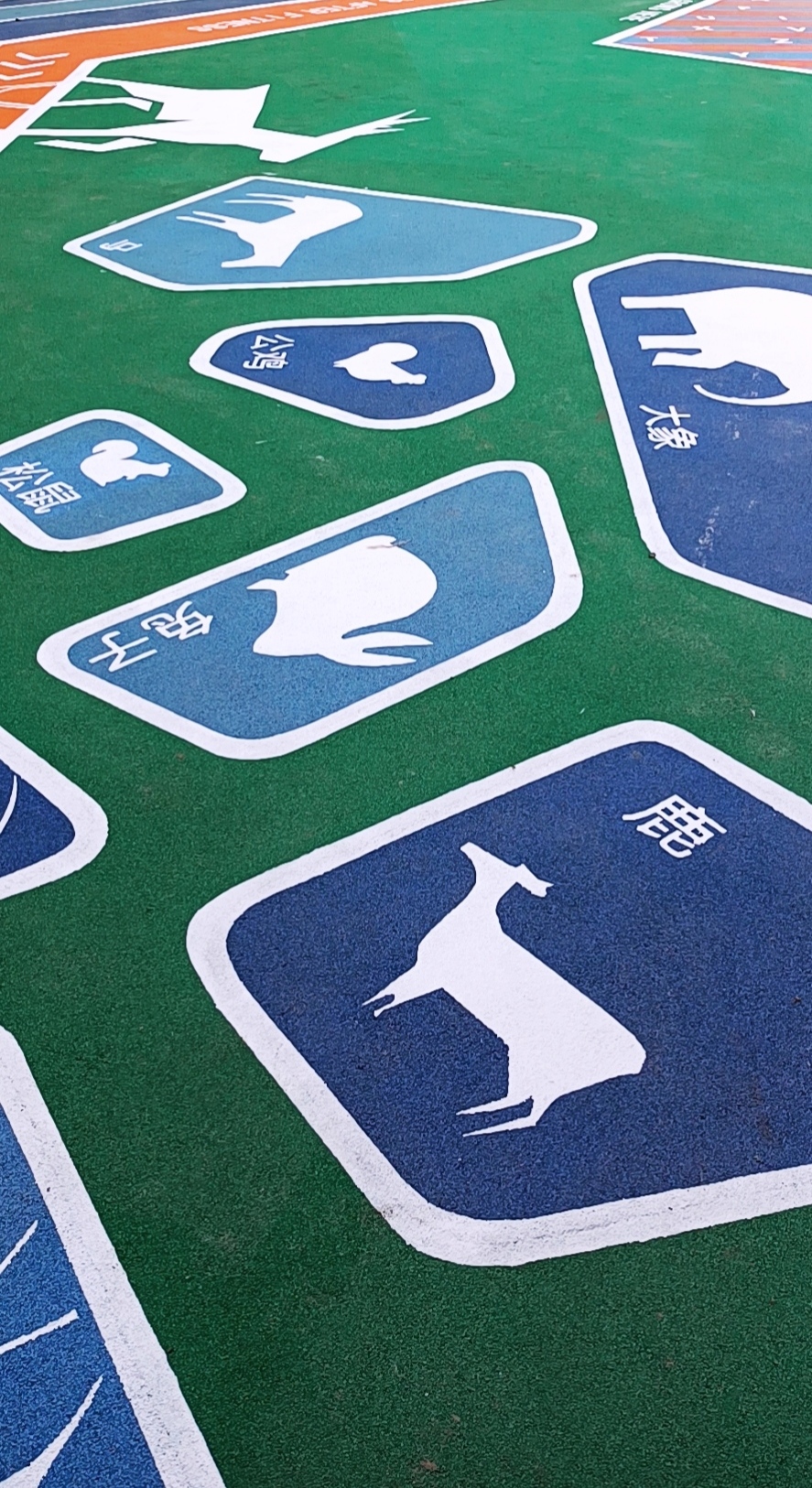 成都某景观工程epdm面层施工